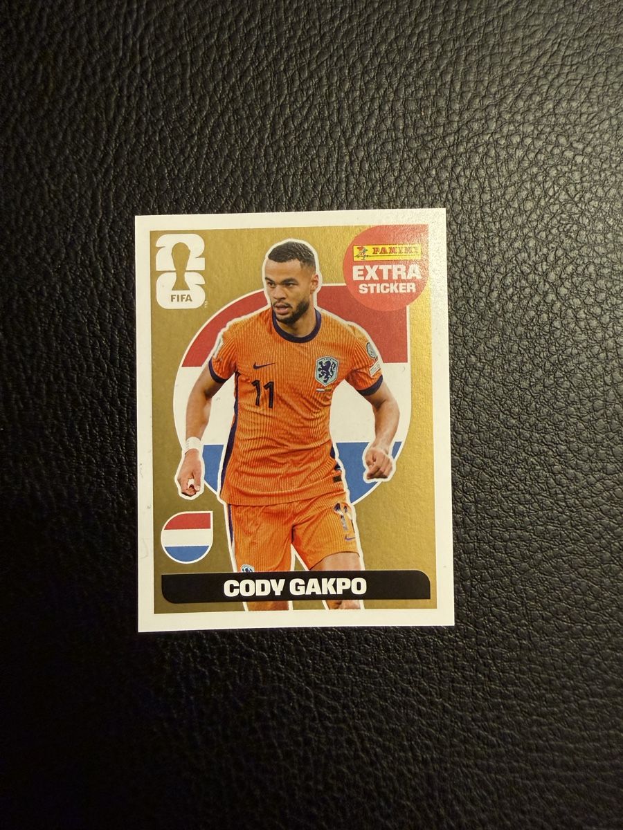 Panini Carte collezionabili: Cody Gakpo Gold Extra Sticker – Nuovo (secondo la descrizione) da Lachen SZ venduto da Dani787
