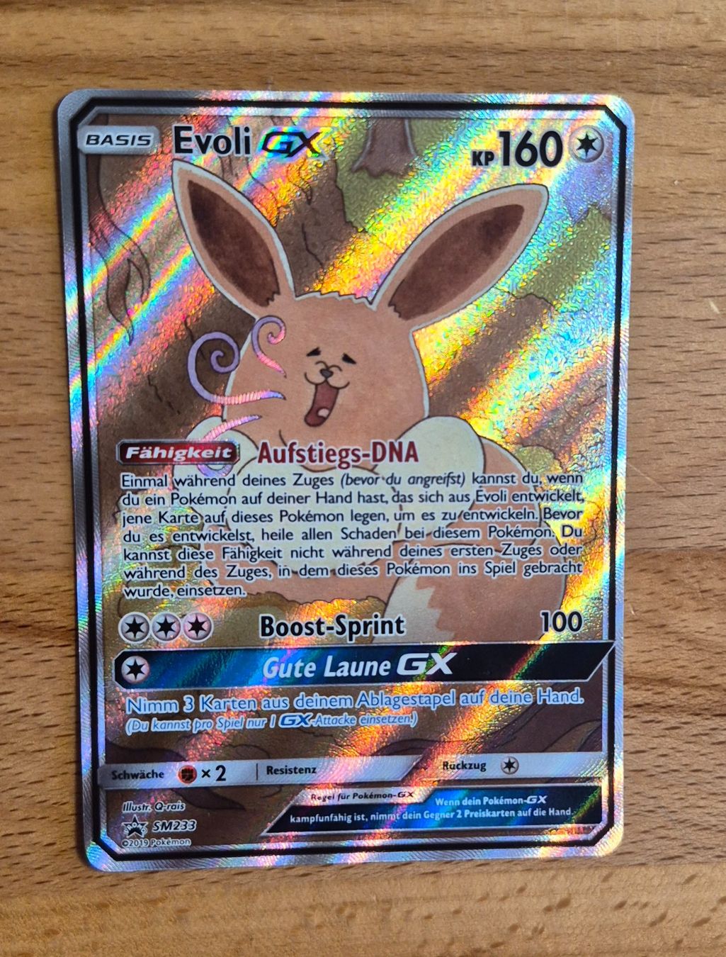 Pokémon Sammelbilder & Trading cards: Evoli GX (SM233) – Neu (gemäss Beschreibung) aus Thun von Ryyf