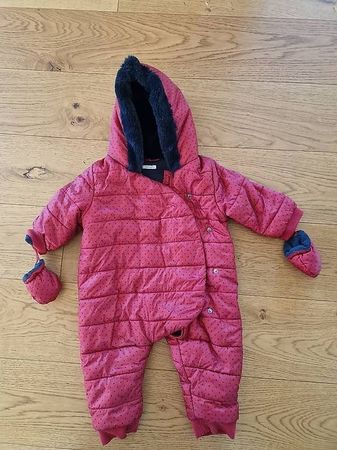 Winter Overall mit Handschuhen, Gr. 68, Top Zustand!