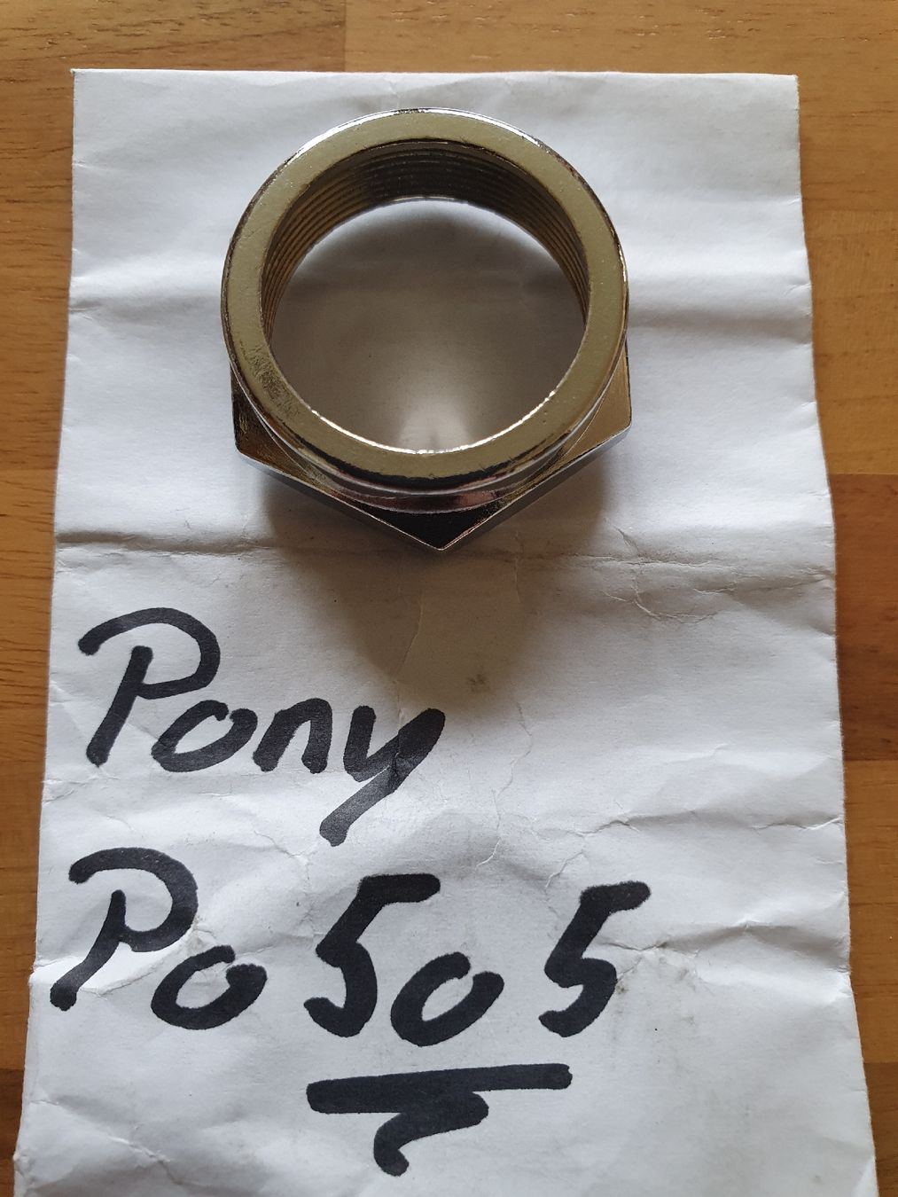 Pony Parti ricambio per ciclomotori: Lenkkopfkontermutter Neu Pony 505 rar – Nuovo (secondo la descrizione) da Niedergösgen venduto da joh_6txt 2