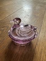 Huhn aus Glas ca. 9cm lang und 7cm breit