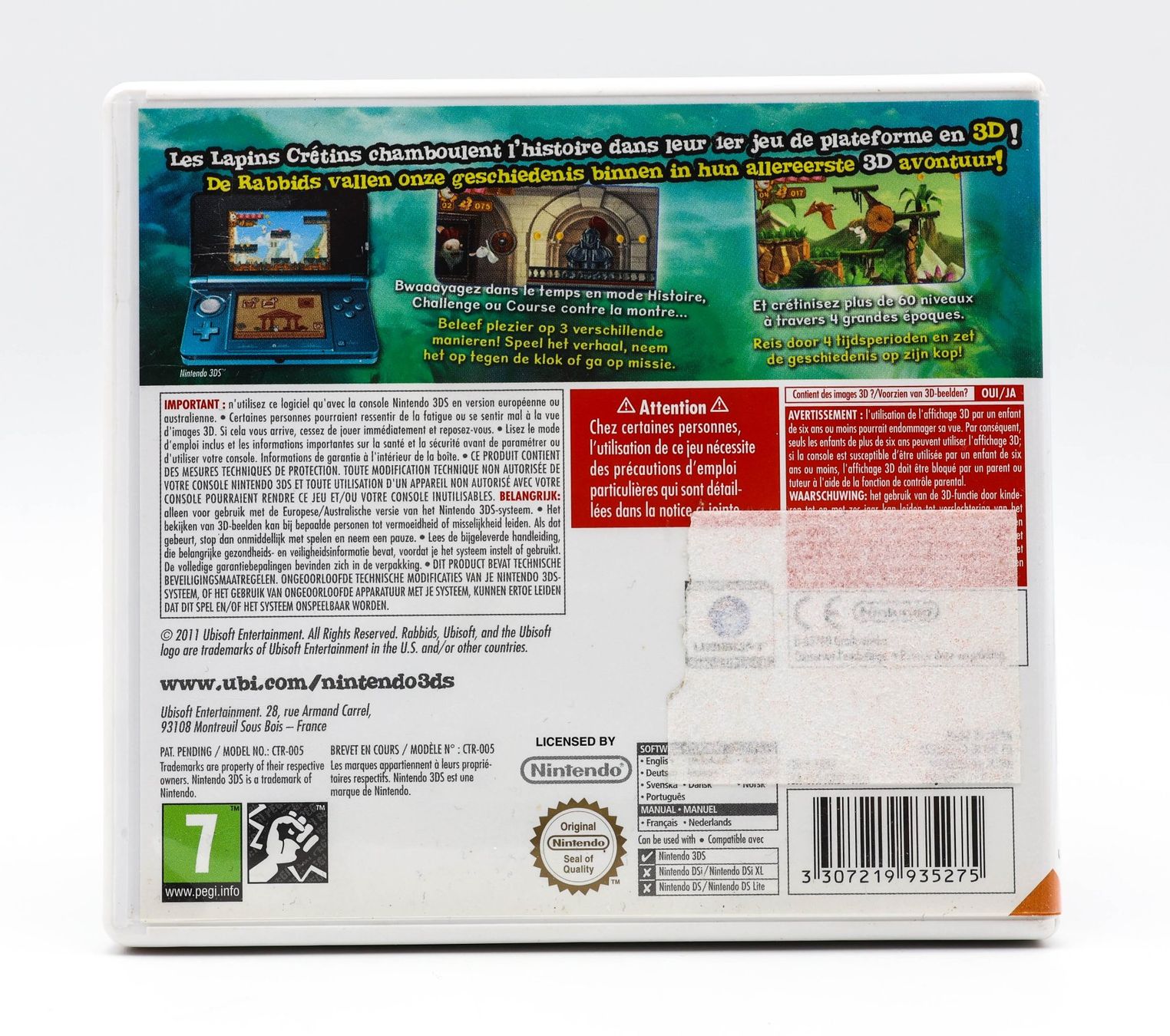 Spiele: Rabbids 3D - 3DS – Gebraucht aus Paudex von  1