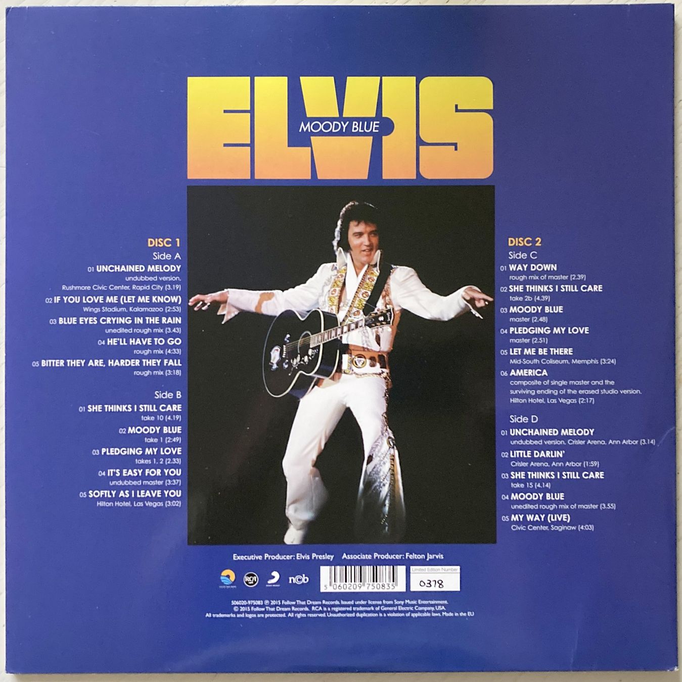 Dischi in vinile: ELVIS PRESLEY - MOODY BLUE – Usato da Bottens venduto da hotter-than-hell 3