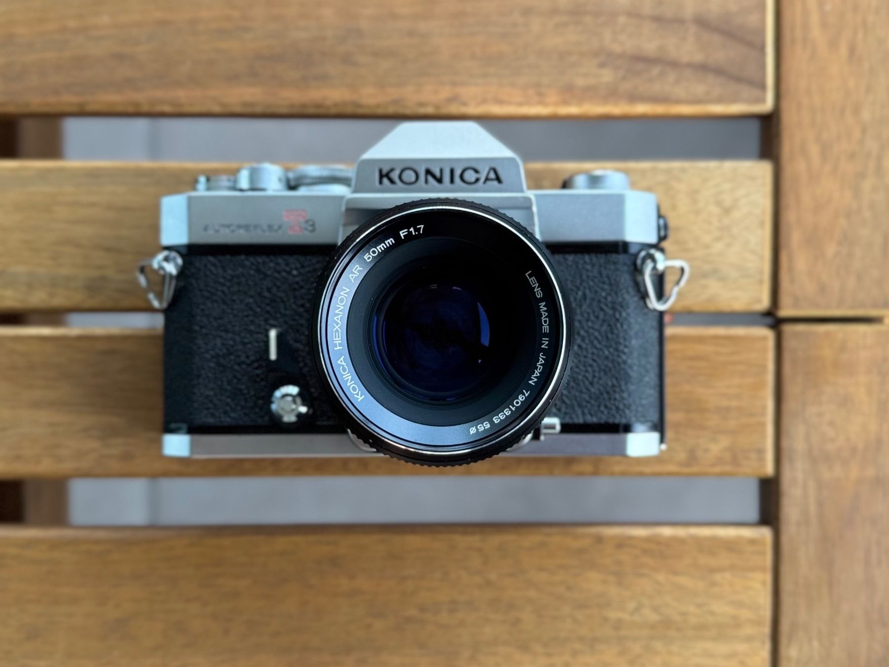 Konica Appareil photo: Konica Autoreflex T3 + Hexanon AR 50mm F1.7 – D'occasion à Hettlingen par NorausWinti 1