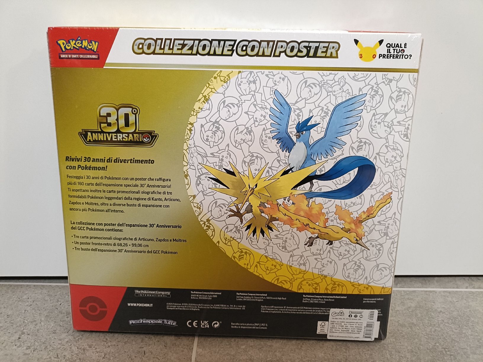 Pokémon Carte collezionabili: Pokémon 30th Poster Collection IT – Nuovo e nell'imballaggio originale da Lostallo venduto da cha_lx5j 1