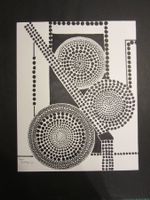 EDGAR BALTENSPERGER ORIGINAL FILZSTIFT AUF PAPIER SIGNIERT