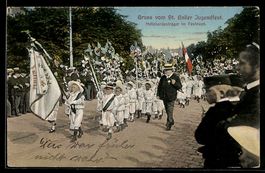 AK St. Gallen, St. Gallener Jugendfest, Hellebardenträger im