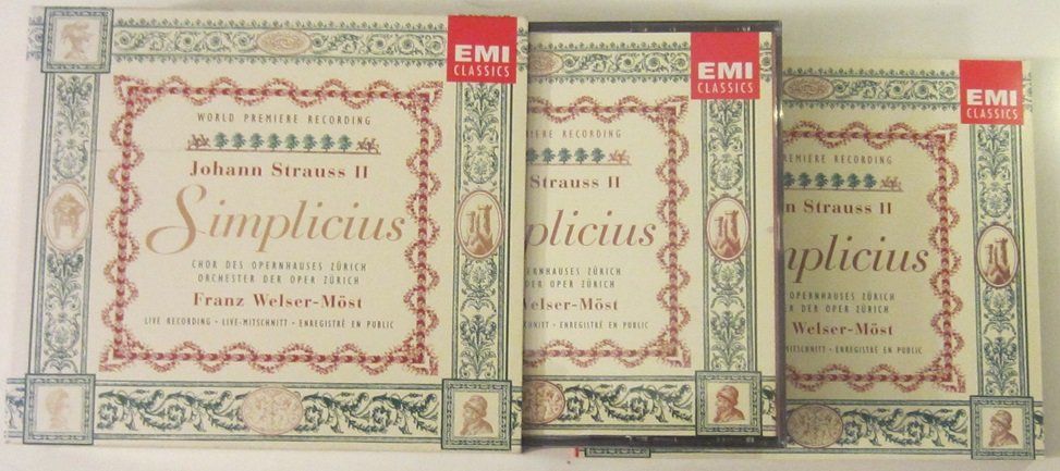 CDs: Johann Strauss II - Simplicius – Gebraucht aus Grüningen von azulamarillo 2