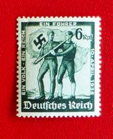 DEUTSCHES REICH HITLER PROPAGANDA MARKE 1938* UNGESTEMPELT
