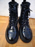Winter-Stiefel H&M, Gr. 37, Schwarz Lack - neu