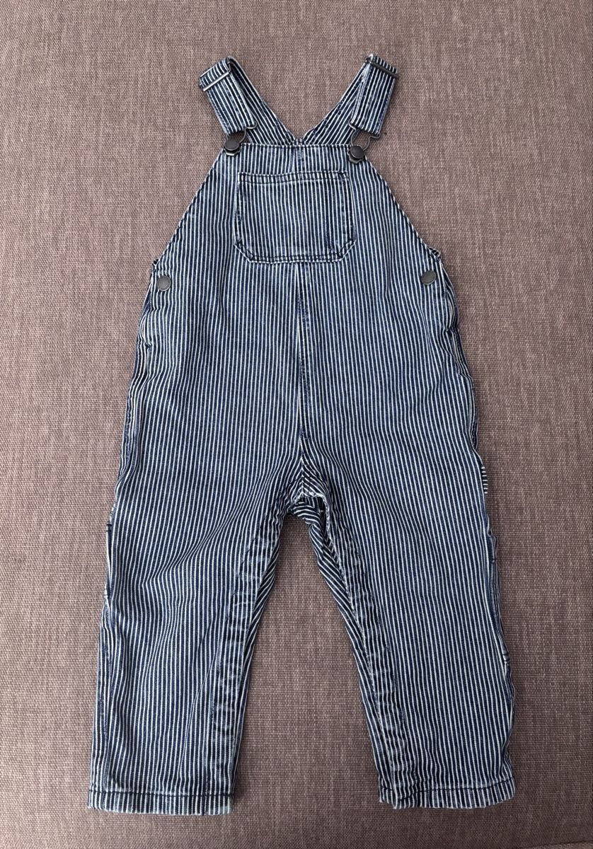 Next Pagliaccetti: Salopette rayée / Gestreifter Overall / Next - 92cm – Nuovo (secondo la descrizione) da Thalwil venduto da Salome89CH