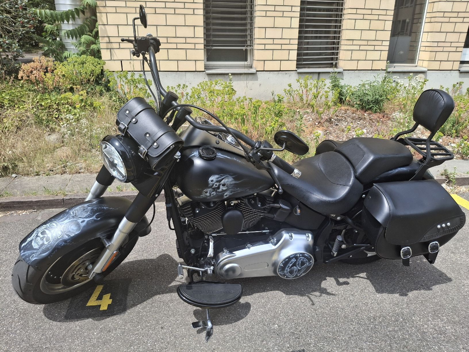 Harley-Davidson Chopper: Harley-Davidson fatboy 1585 – Usato da Birsfelden venduto da f69_v8ql