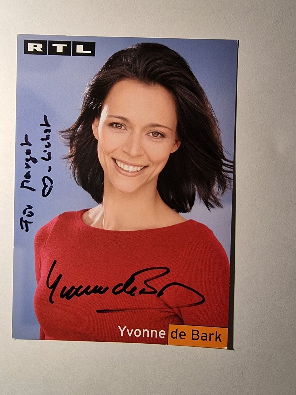 Autografi: Yvonne De Bark Originalautogramm – Usato da Winterthur venduto da Christinakim