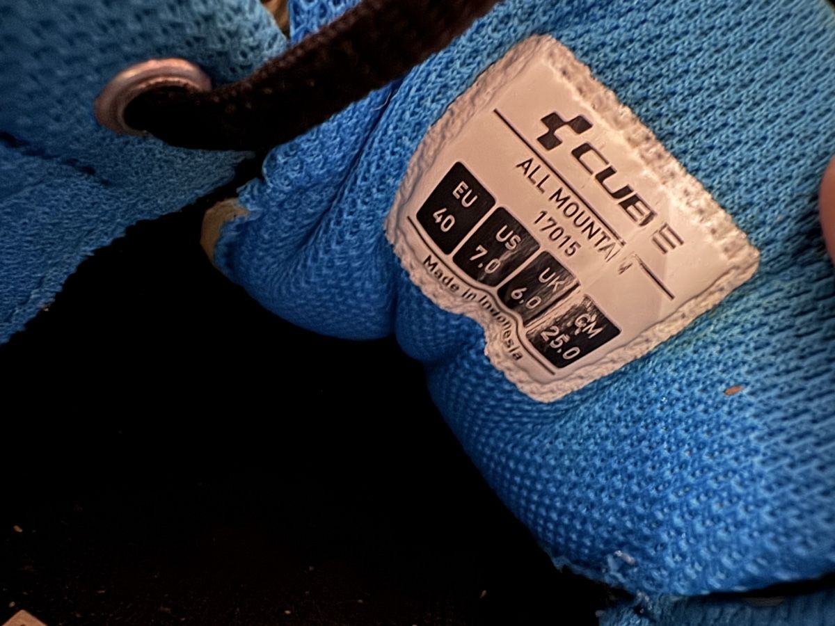 Cube Scarpe da uomo: Cube MTB Bikeschuhe Gr. 40, schwarz/blau – Usato da Perlen venduto da SPICE24 5