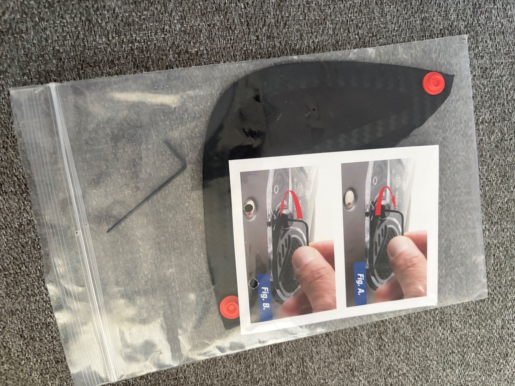 Caschi & visiere: Shark Carbon Motorradhelm Grösse M – Usato da Oberbüren venduto da mjt_xw5w 3