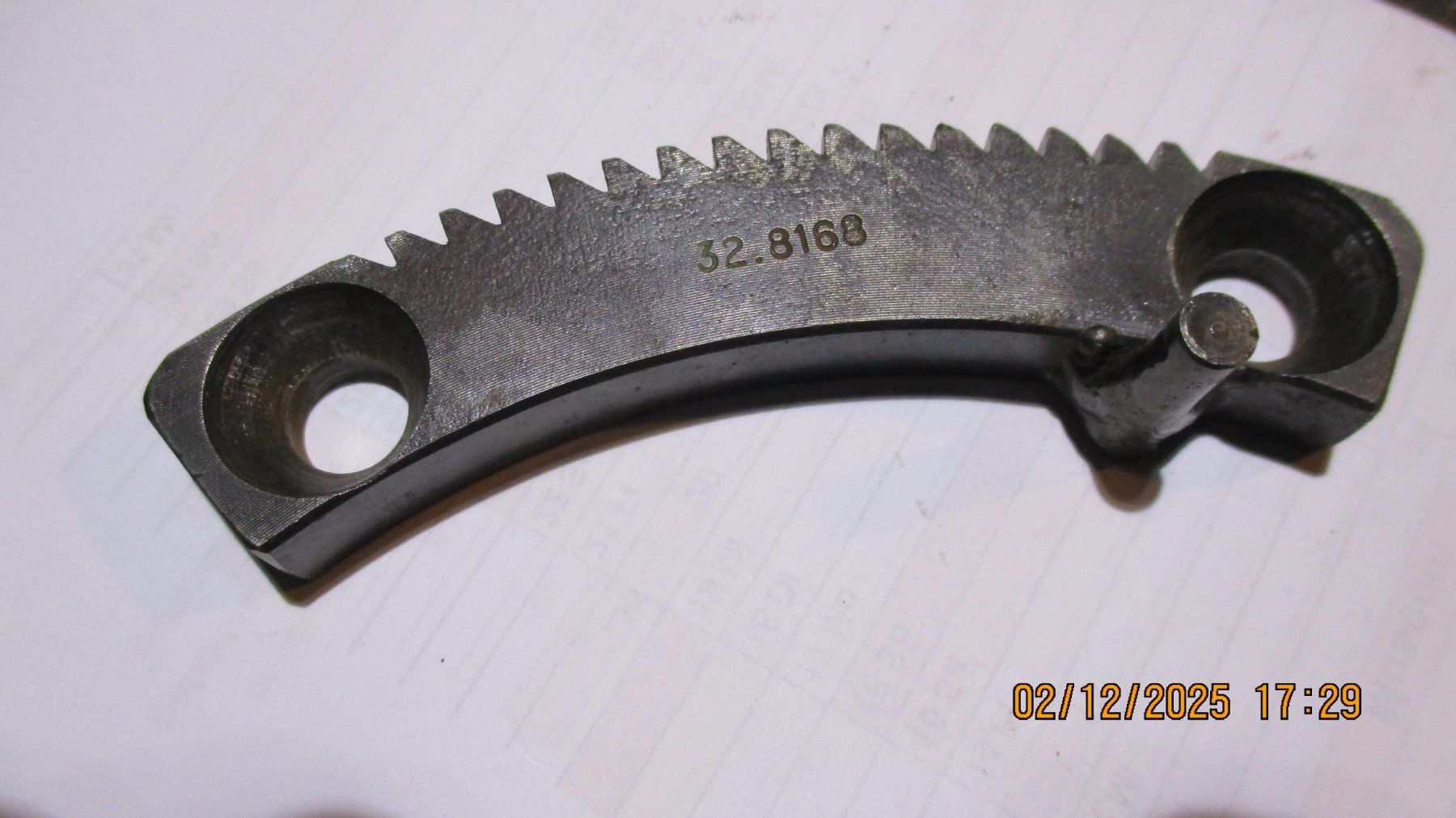 Bührer Trattori: BÜHRER Handbremssegment rechts,  Nr. 32.8168 – Usato da Rafz venduto da demag44
