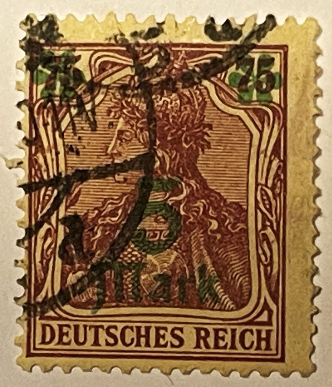Tous les timbres: Deutsches Reich 75 Pfennig – D'occasion à Oftringen par Vucki 1