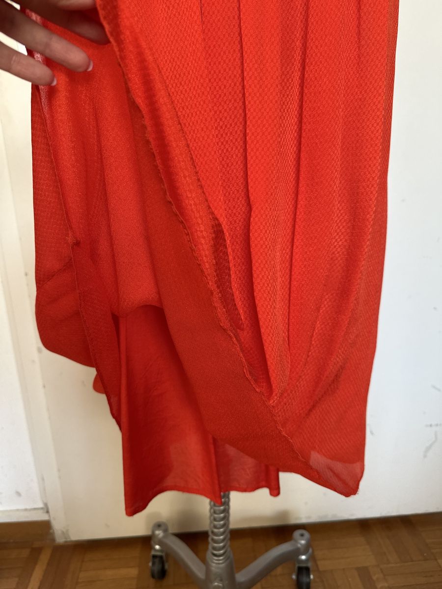 Kookai Gonne: Jupe Kookai rouge-orange viscose taille 40 – Usato da lausanne venduto da annec777 2