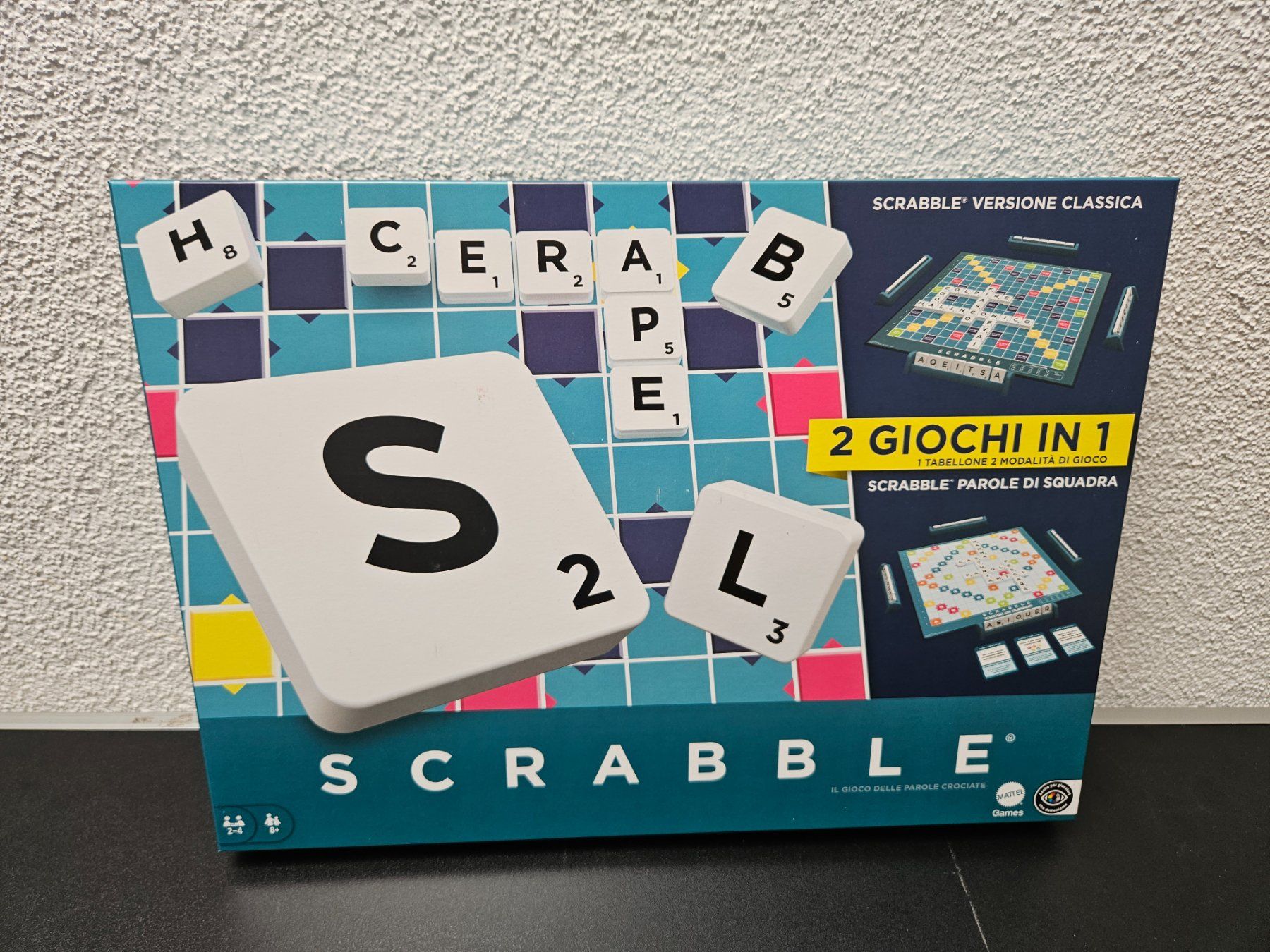 Giochi: Neu - Mattel - Scrabble italienisch – Nuovo e nell'imballaggio originale da Dagmersellen venduto da Jarsetz_Restposten