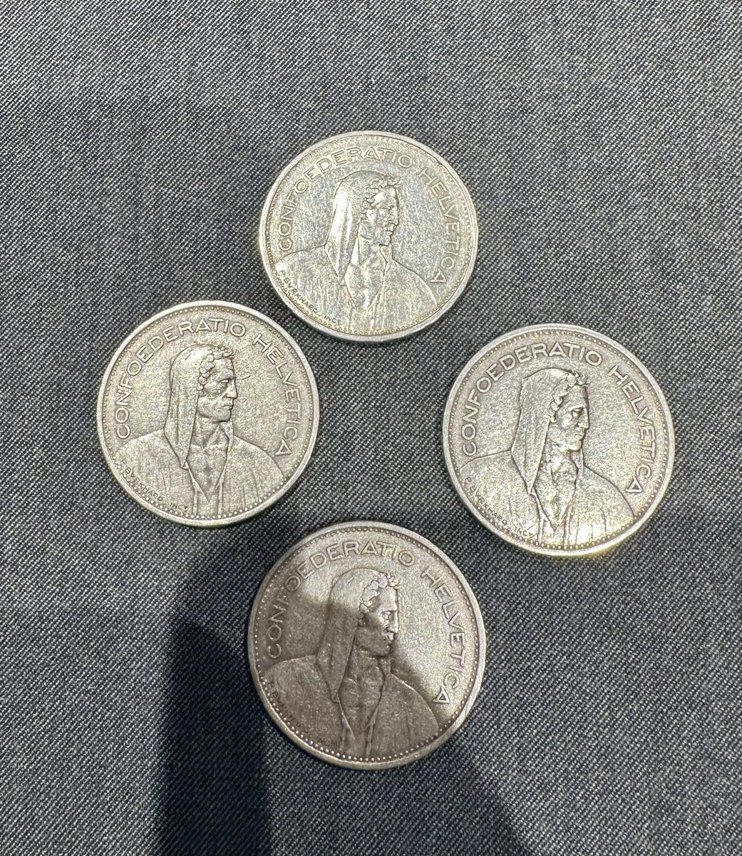 Tutti le monete: 4x 5CHF MÜNZEN VINTAGE – Usato da Muttenz venduto da Jaide 1