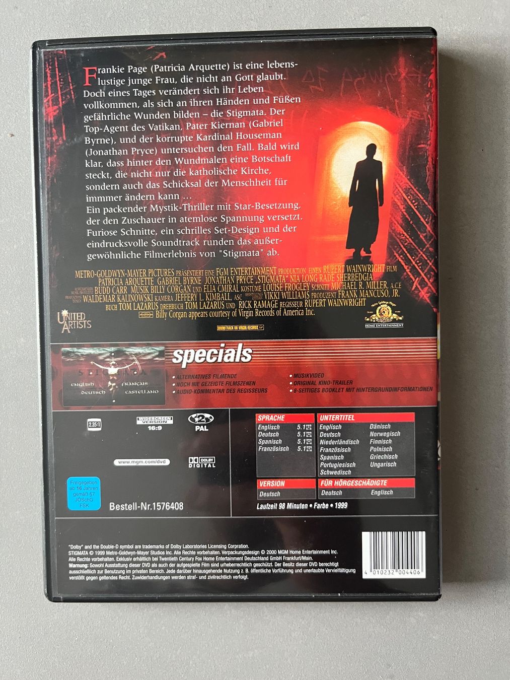 Alle DVDs: Stigmata (1999) DVD 📀 – Neu (gemäss Beschreibung) aus Sierre von black.box 1
