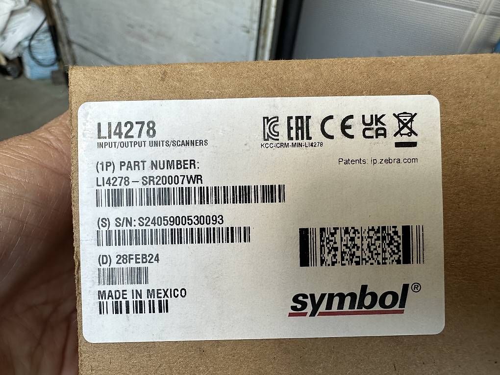 Scanner: euer Symbol LI4278 - Barcode-Scanner, kabellos – Neu und originalverpackt aus Necker von liq24 7