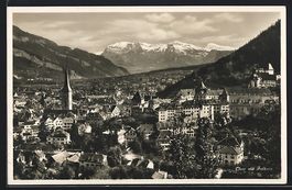 Chur, Ortsansicht mit Falknis-Panorama