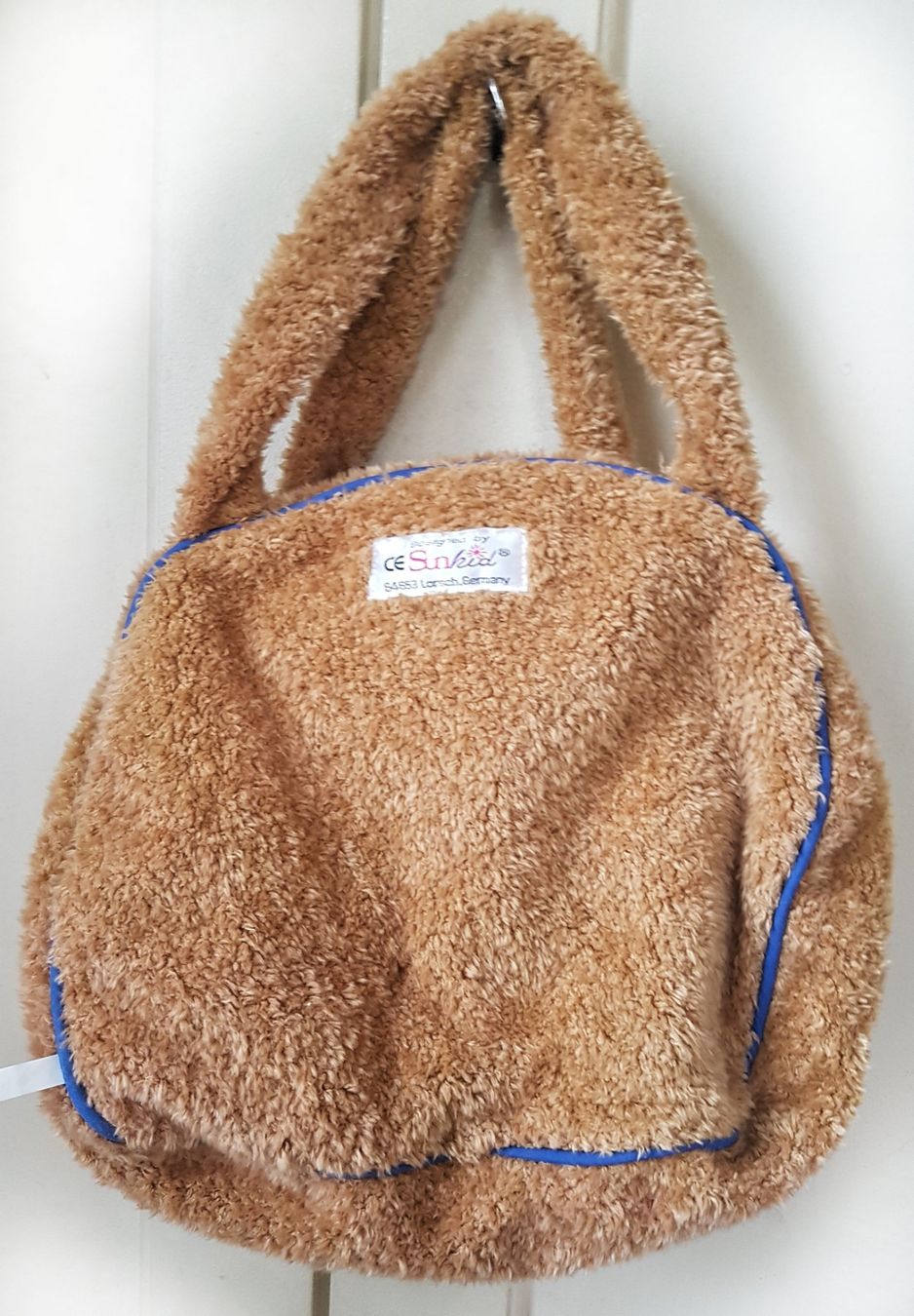 Borse & Zaini: Hellbraune Kindertasche aus Plüsch mit 2 Bärchen / NEU – Nuovo e nell'imballaggio originale da Dürrenäsch venduto da Didaedi 4
