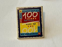 1 Pin Kunzmann AG 100 Jahren Spielen