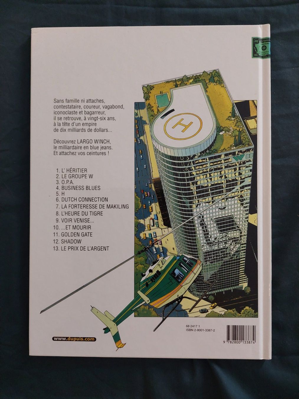 Fumetti: Largo Winch T.13 Le Prix De L'Argent EO 2004 TBE+ – Usato da Genève venduto da Blu_BD 1