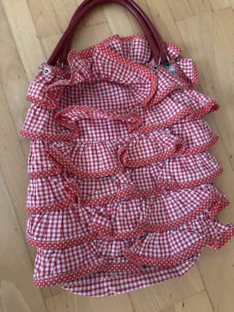 IXIXI Paris Tasche Sommer Vichy Karomuster Rarität 45 Zeiche