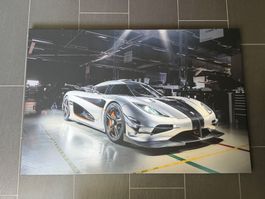 Leinwandbild Koenigsegg One:1 in Fabrik