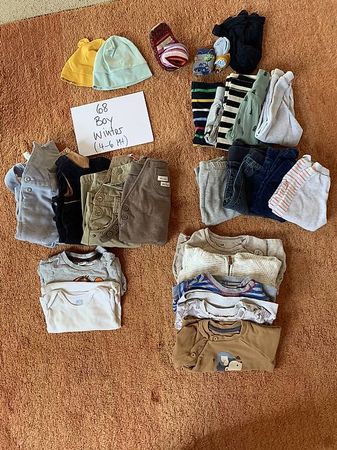 Lot Kinderkleider Junge 68 Winter (4-6 Monate) Pack B