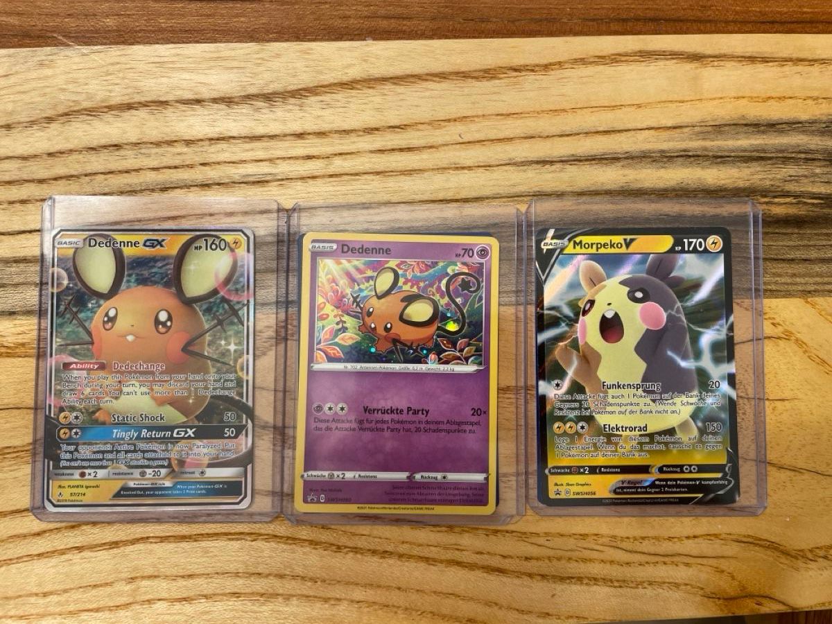 Pokémon Carte collezionabili: Pokemonkarten Dedenne GX, Morpeko V etc. – Nuovo (secondo la descrizione) da Münchenstein venduto da FamilieUlmi