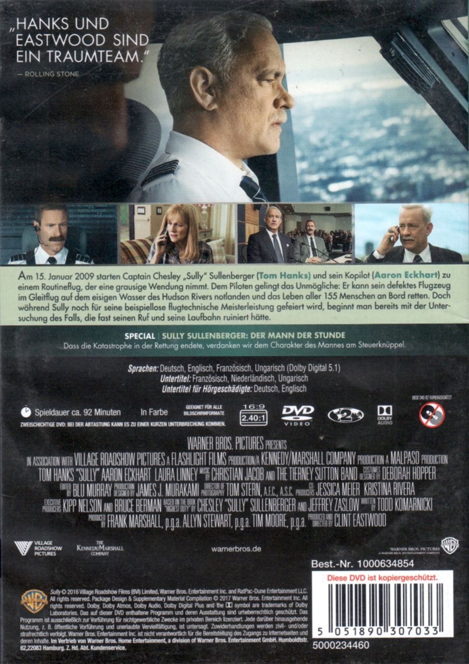 Tutti i DVDs: DVD: Sully (mit: Tom Hanks, Aaron Eckhart) – Usato da Tägerig venduto da fil_f8k6 1