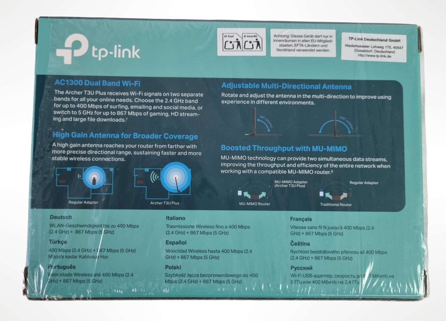 Technique de radiocom: TP-LINK AC1300 Wireless USB Antenne – D'occasion à Wangen b. Olten par Restwert_Wangen 2