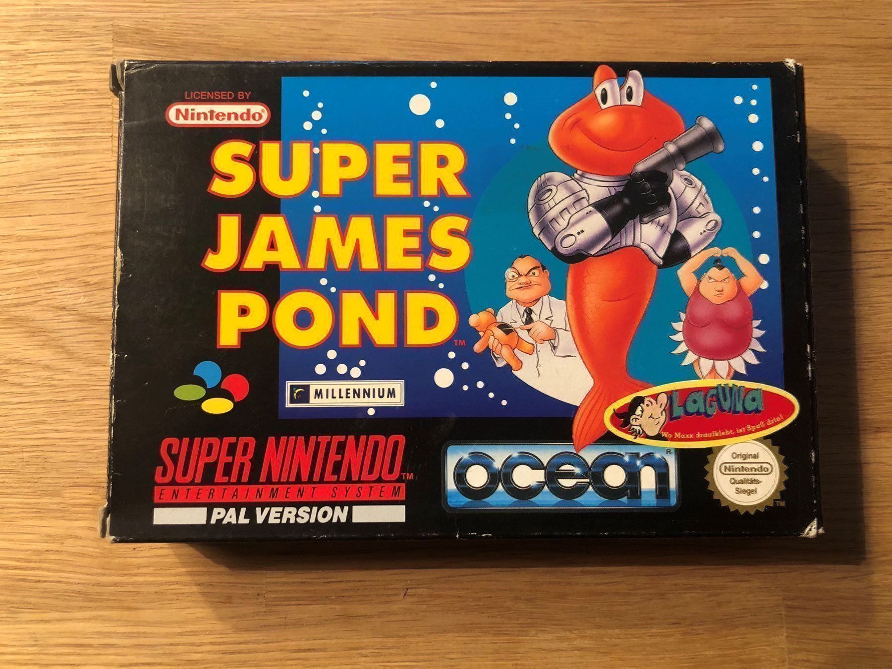 Nintendo Giochi: Super James Pond für SNES CIB – Usato da Kestenholz venduto da Naruto_01