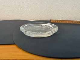 Glasuntersetzer, transparent, wie neu, zeitlos, chic!
