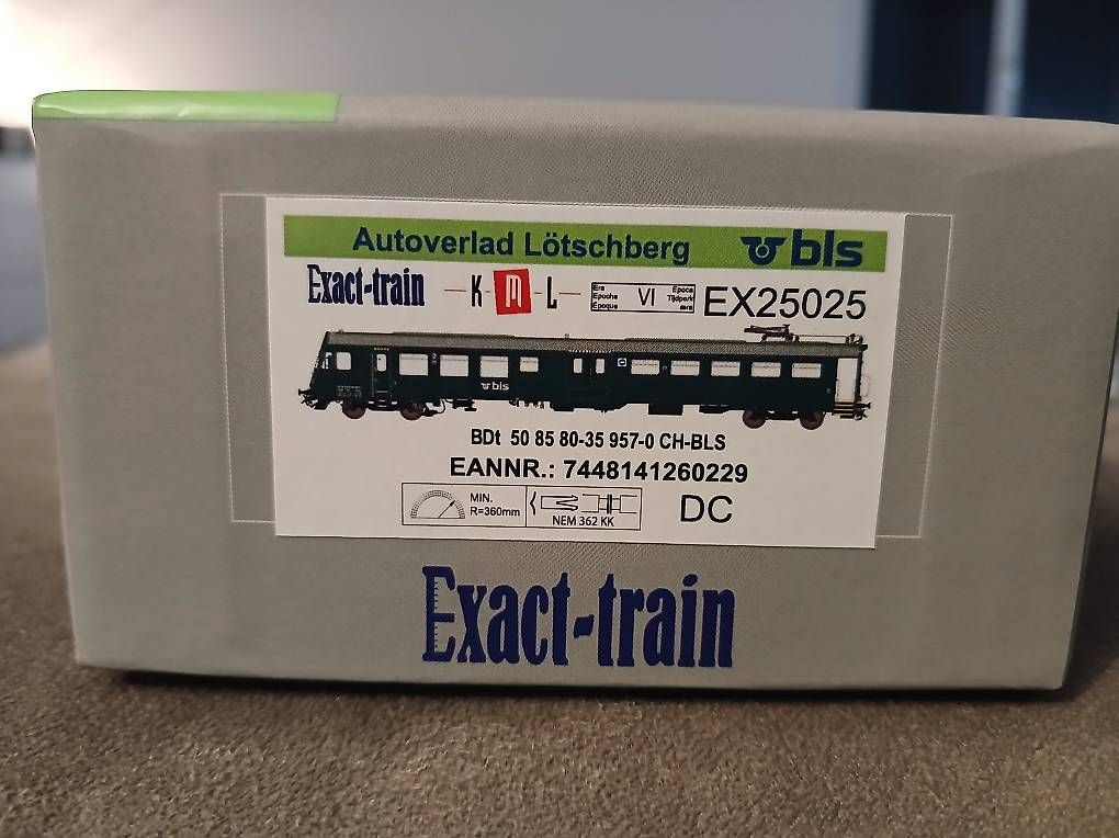 Modellini di ferrovie: Exact-Train Steuerwagen BDt 957 BLS – Nuovo e nell'imballaggio originale da Seedorf BE venduto da asm_82 1
