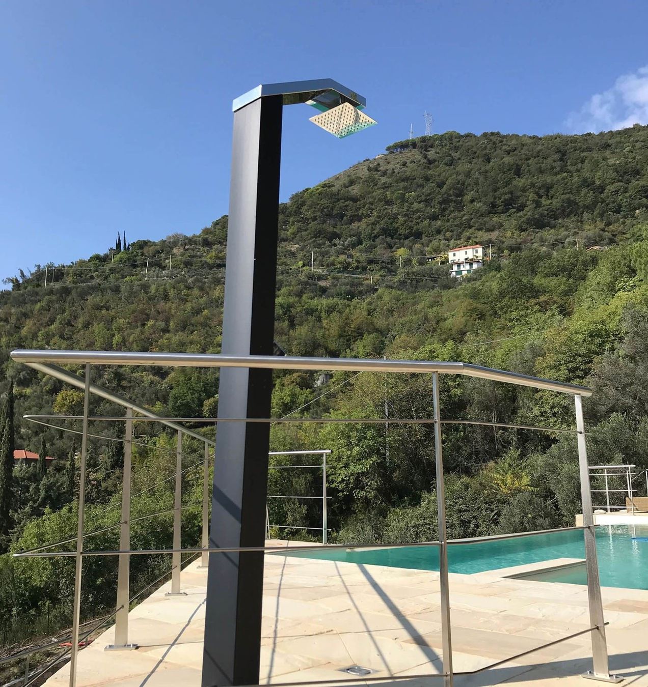 Docce: Solardusche Solarbrause Design 35lt. ; Gartendusche – Nuovo e nell'imballaggio originale da Kriens venduto da PoolsIsland 1