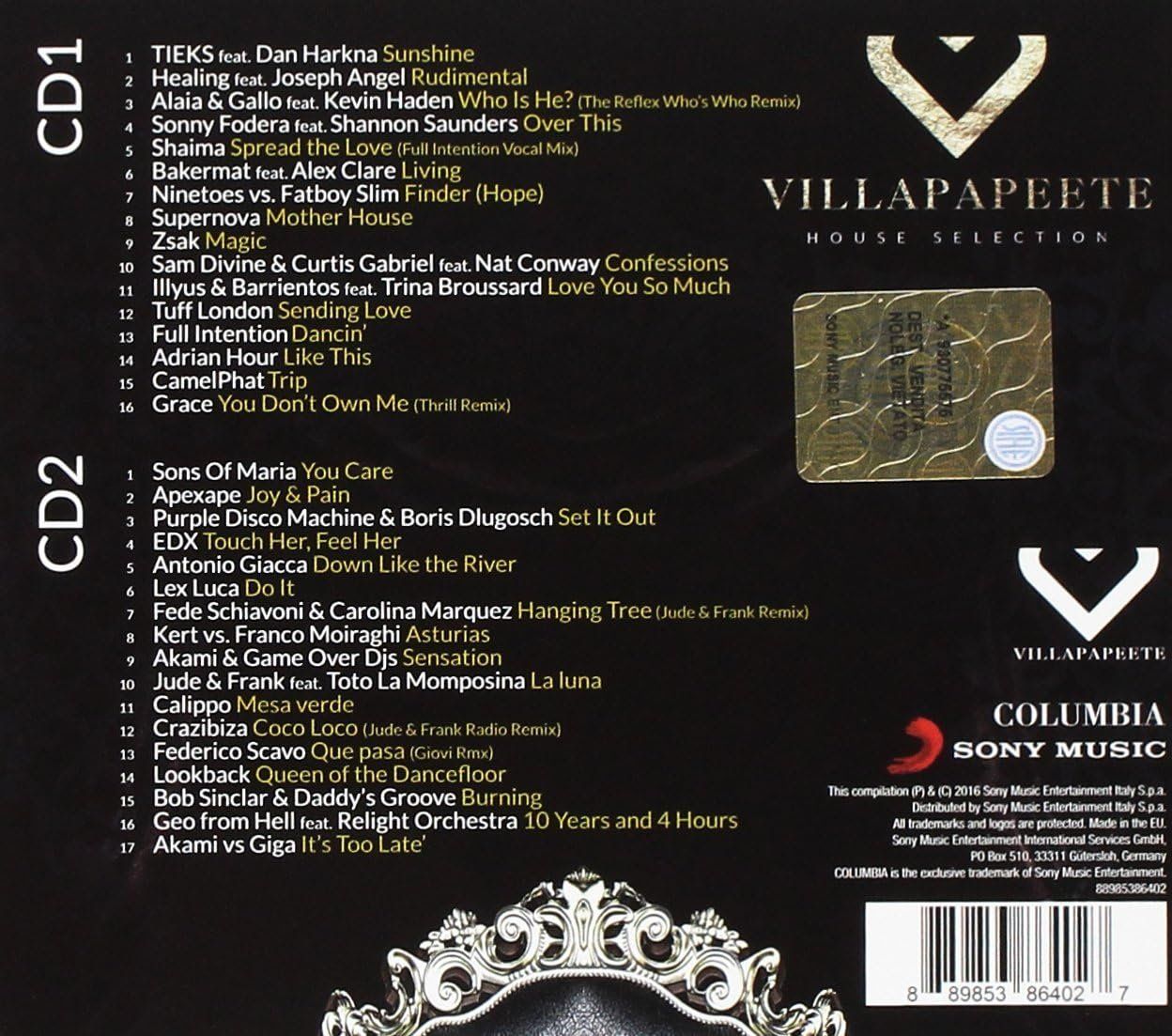 CD: Villa Papeete House Selection - Versch. Interpreten (2 CD's) – Nuovo e nell'imballaggio originale da Baden venduto da lattemiele 1