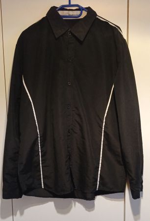 schwarz weiss Herren Hemd 