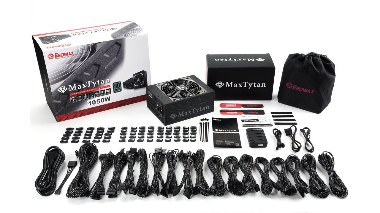 Componenti elettronici: MaxTytan 1250 Watt-80 PLUS Titanium-Modular Power Supply – Nuovo (secondo la descrizione) da Flums venduto da Mavout