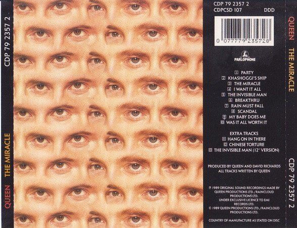 CD: CD Queen - The miracle (1989) – Usato da Möriken AG venduto da mineralia 1