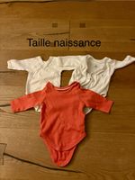 Lot de 9 bodies longues manches 0-3 mois