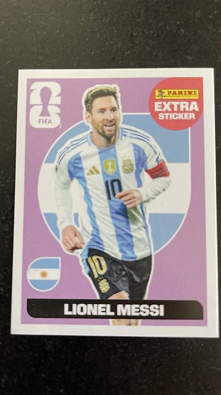 Cartes à collectionner: Panini Extra Messi regular 2026 – D'occasion à Romanel-s-Lausanne par ArikIssler