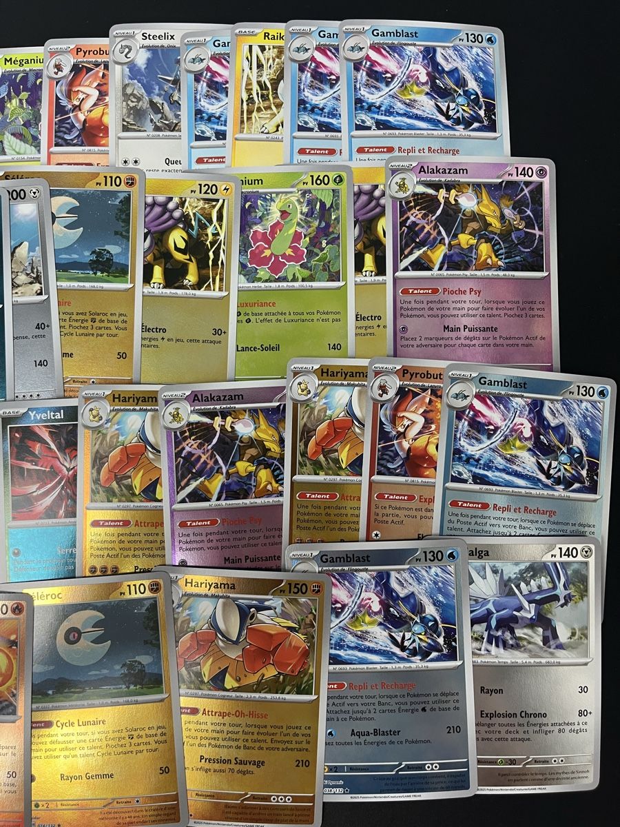 Pokémon Sammelbilder & Trading cards: 44 cartes Pokémon Rare Reverse ME Mega Evolution FR  – Neu (gemäss Beschreibung) aus Les Avanchets von lunedeneige.shop 4