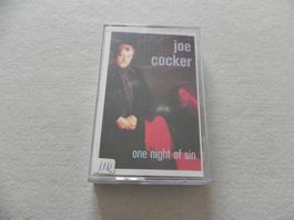 MC brit. Blues Rock Sänger Joe Cocker 1989 One Night of Sin