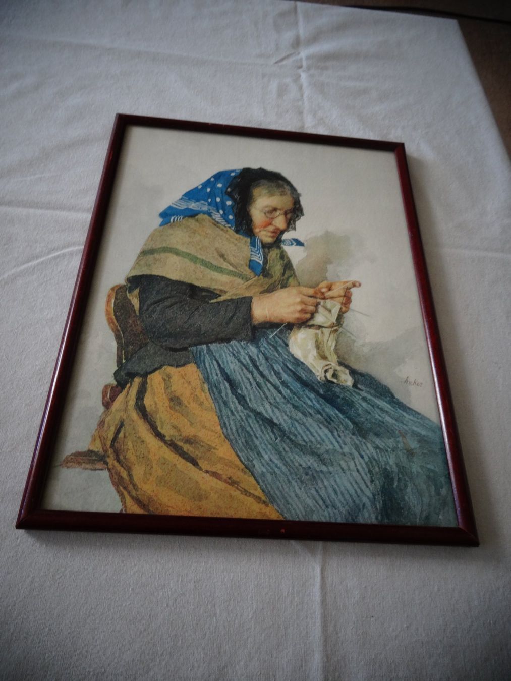 Cornici: alter Bilderrahmen Mit Ankerbild – Usato da Neerach venduto da jenny062 2