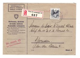 Schweizer Armeebrief 1943, Militärsache, Top!